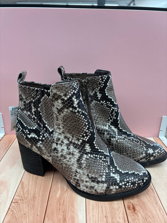 7.5 Blondo Grey Womens Boot