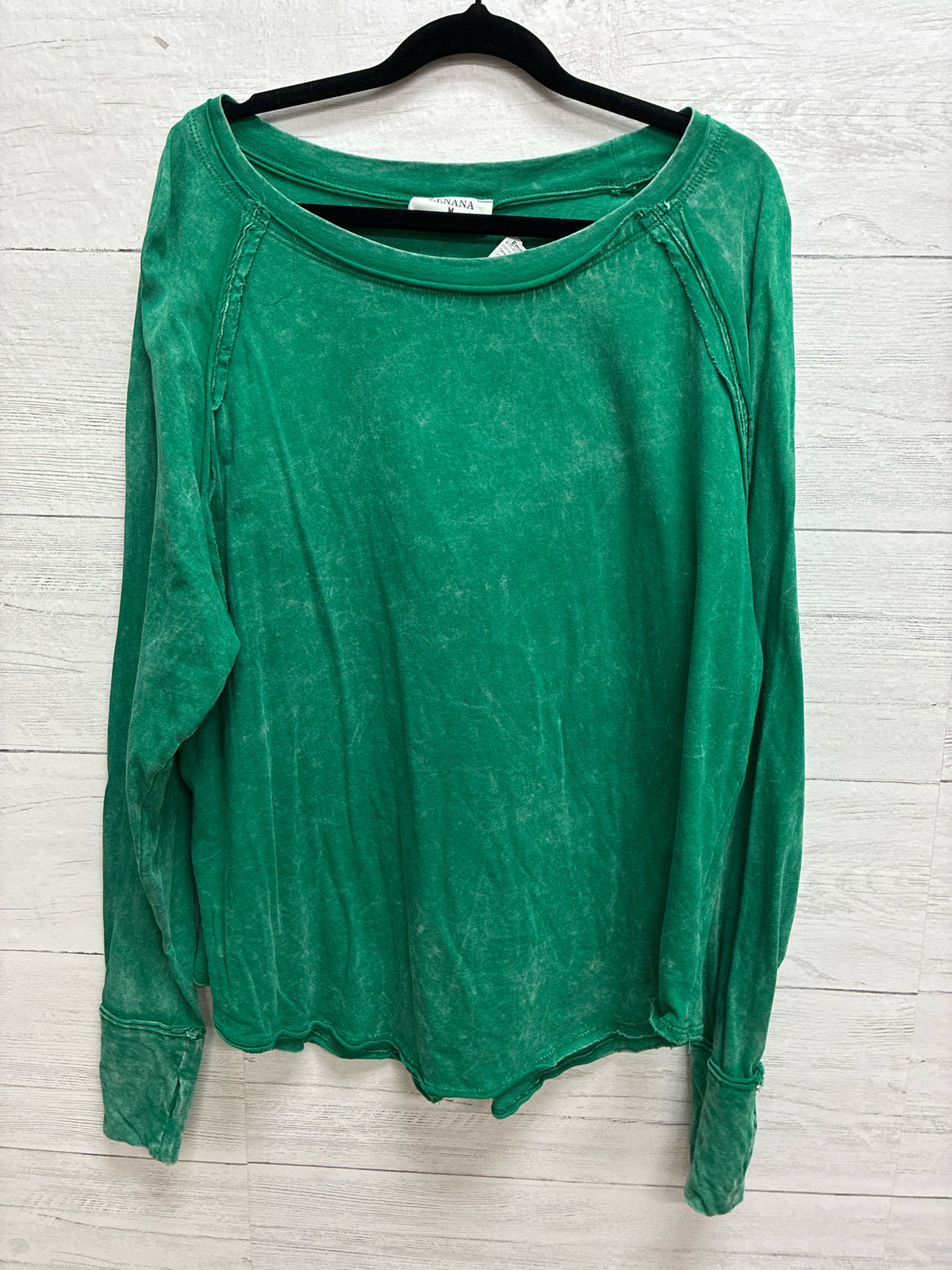 Size M Zenana Green Womens Shirt