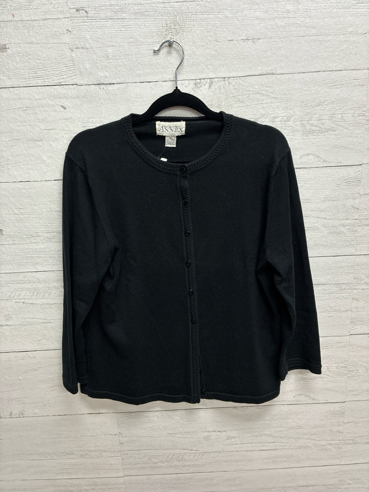 Size M Casual Corner Black Womens Cardigan