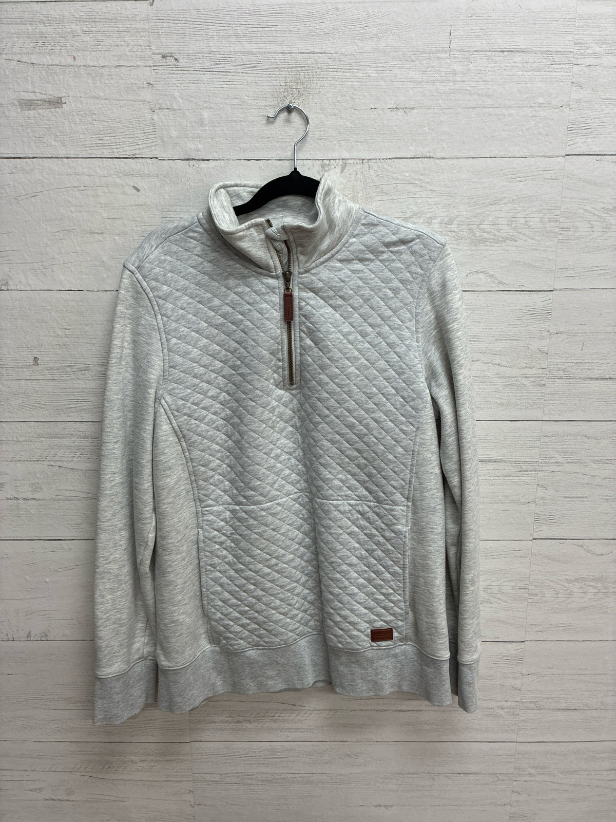 Size M LL Bean White Womens Sweater