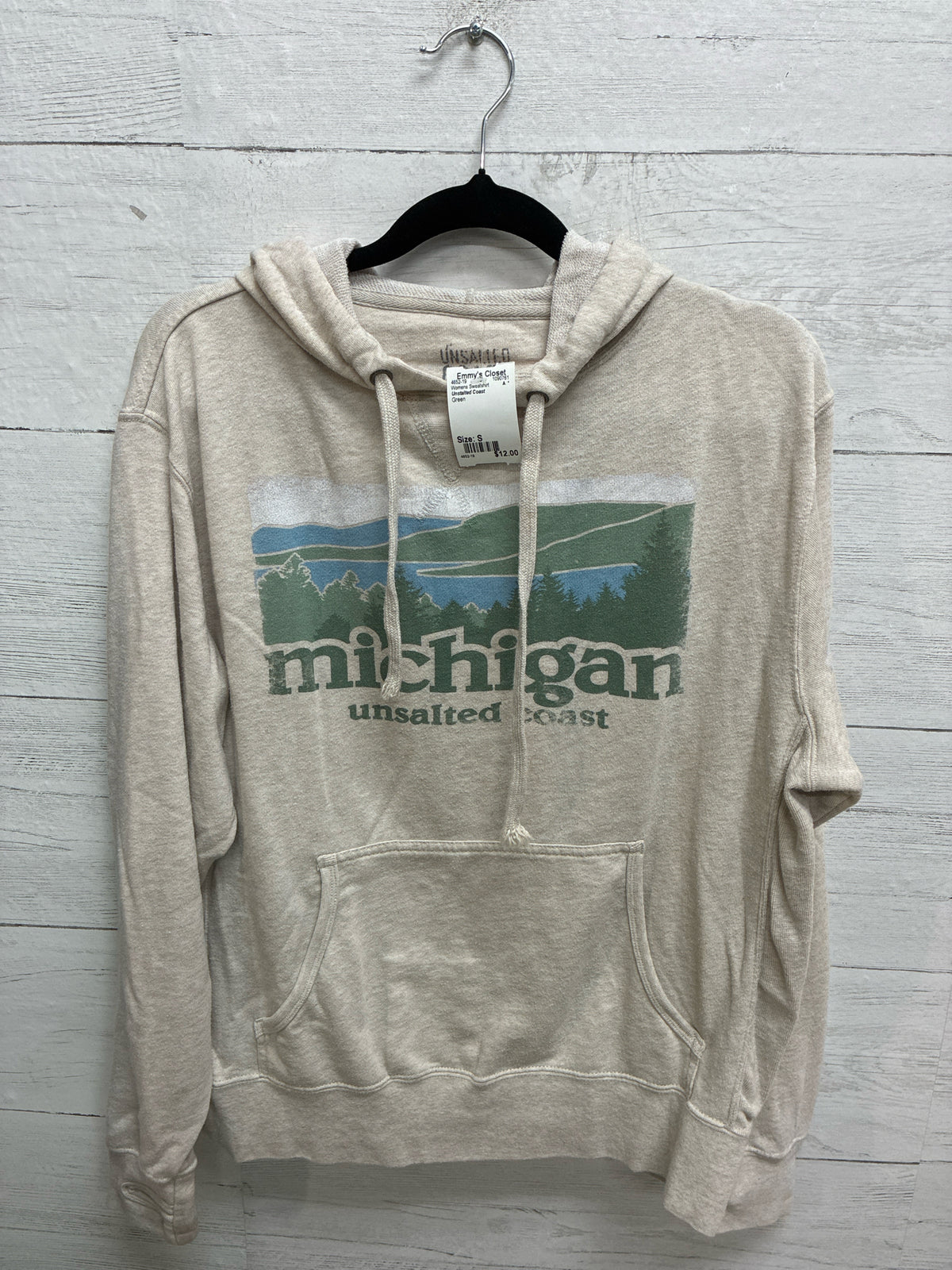 Size S Unstalted Coast Green Womens Sweatshirt