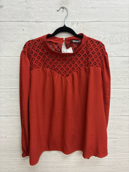 Size XXL Fashion Orange Womens Shirt