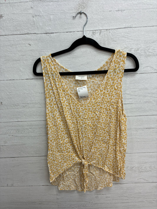 Size L Everly Yellow Womens Tank-Top