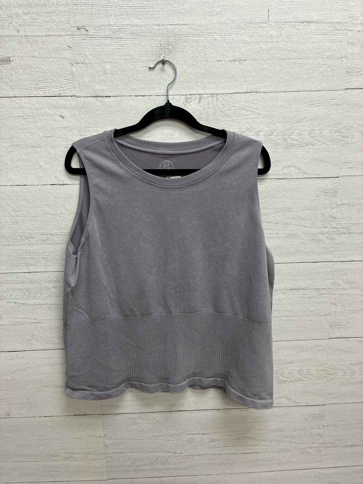 Size L Sage Gray Womens Tank-Top