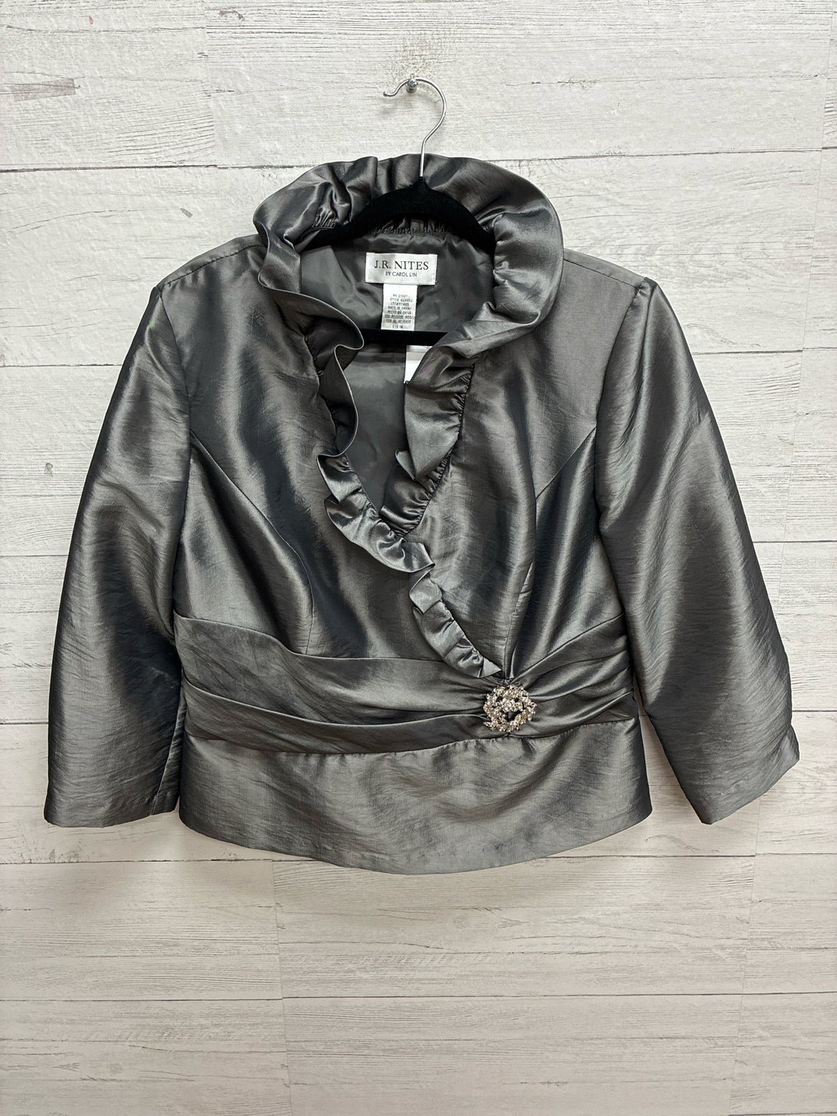 Size 16 J.R. Nites Grey Womens Shirt