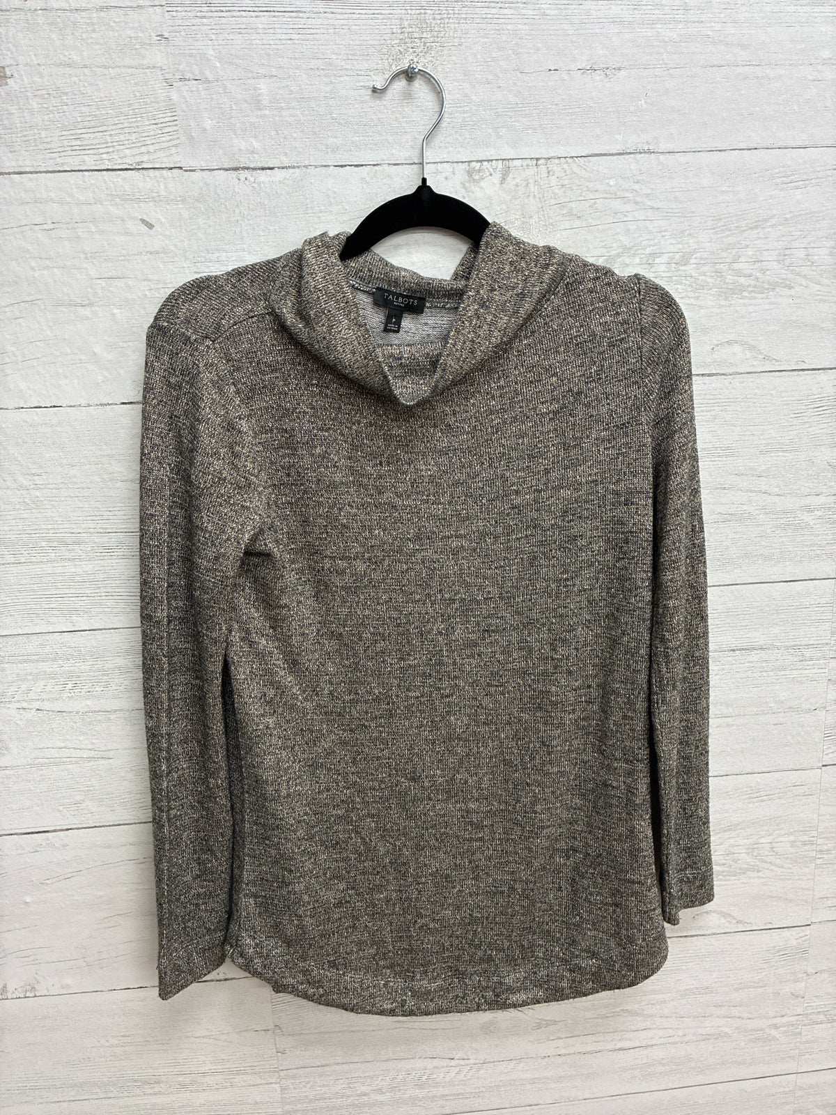 Size PS Talbots Gray Womens Turtleneck