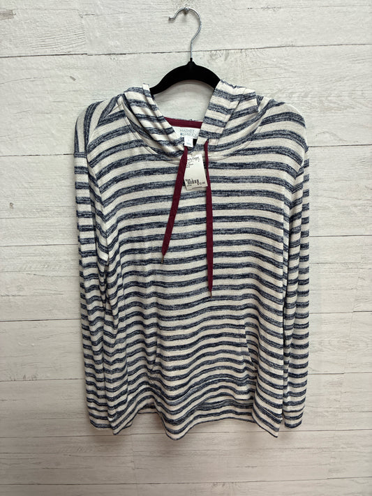 Size L Market & Spruce Blue/White Womens Shirt