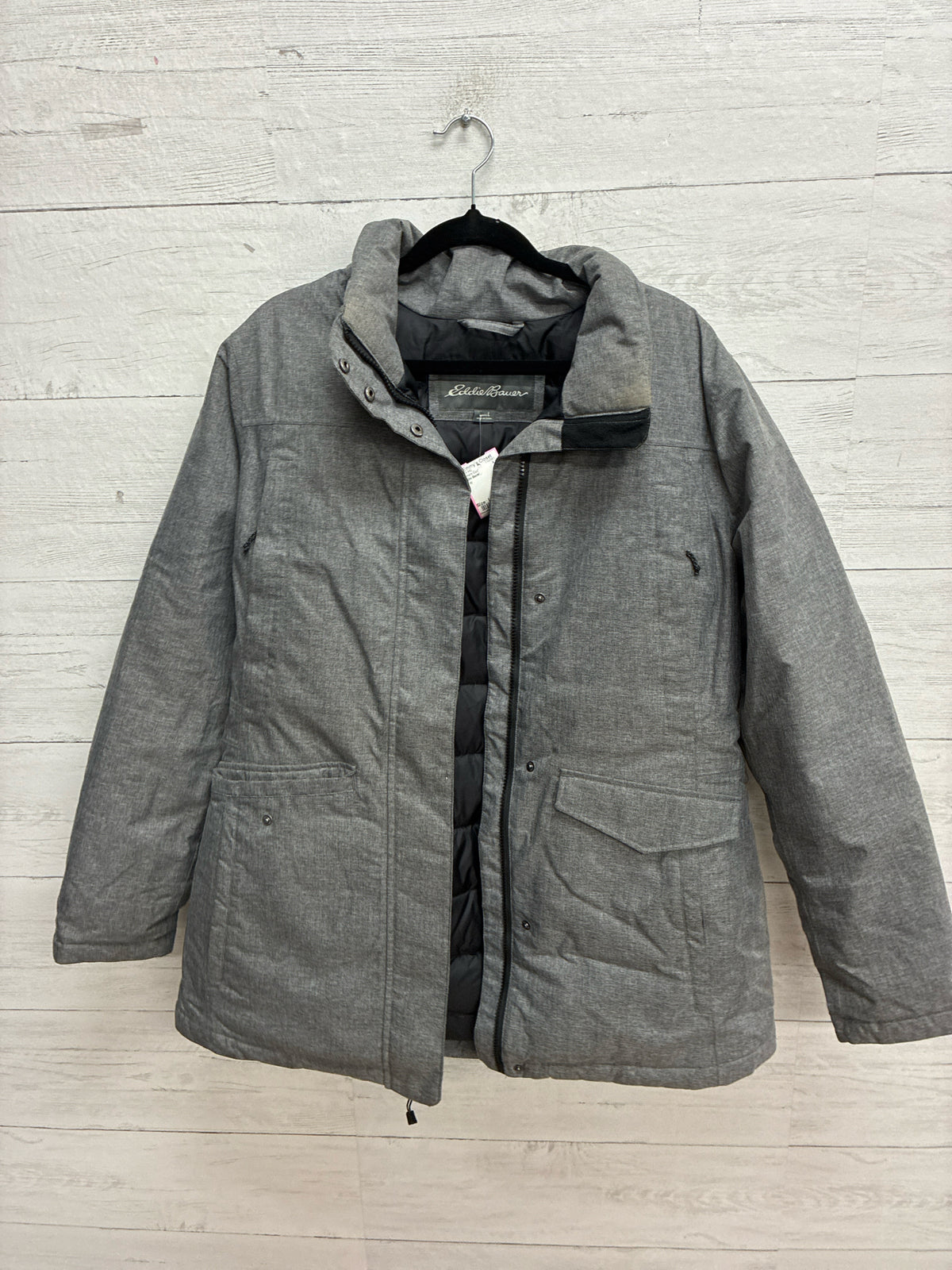 Size L Eddie Bauer Gray Womens Coat