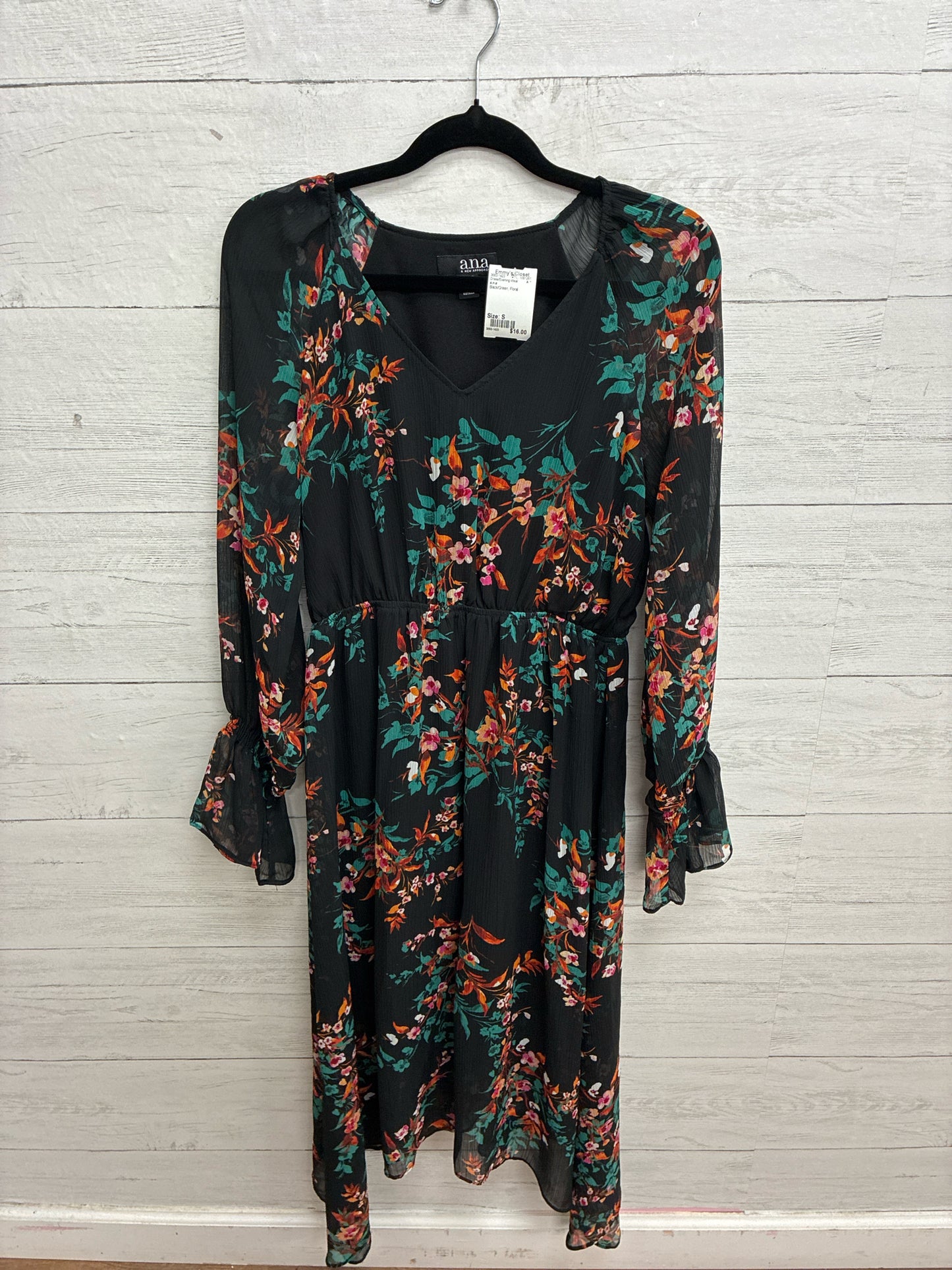 Size S a.n.a Black/Green Dress/Evening Wear