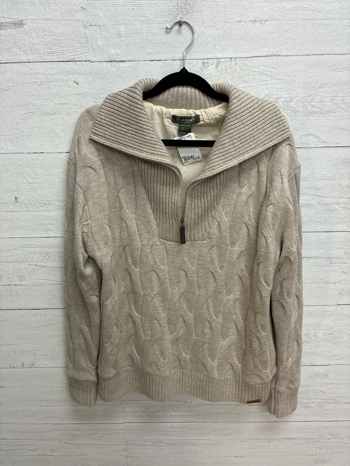 Size L Ariat Brown Womens Sweater