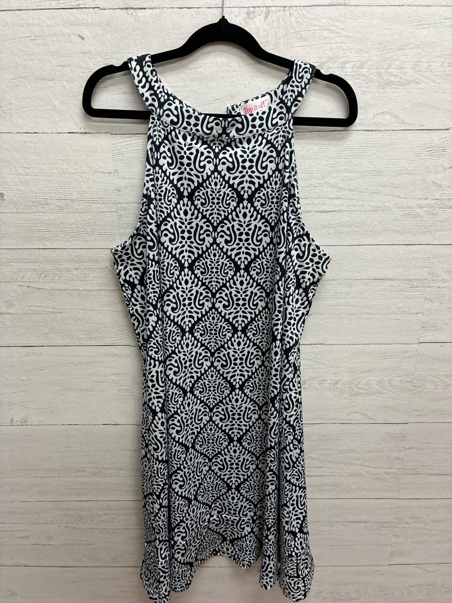 Size L Top It Off Black Dress/Evening Wear