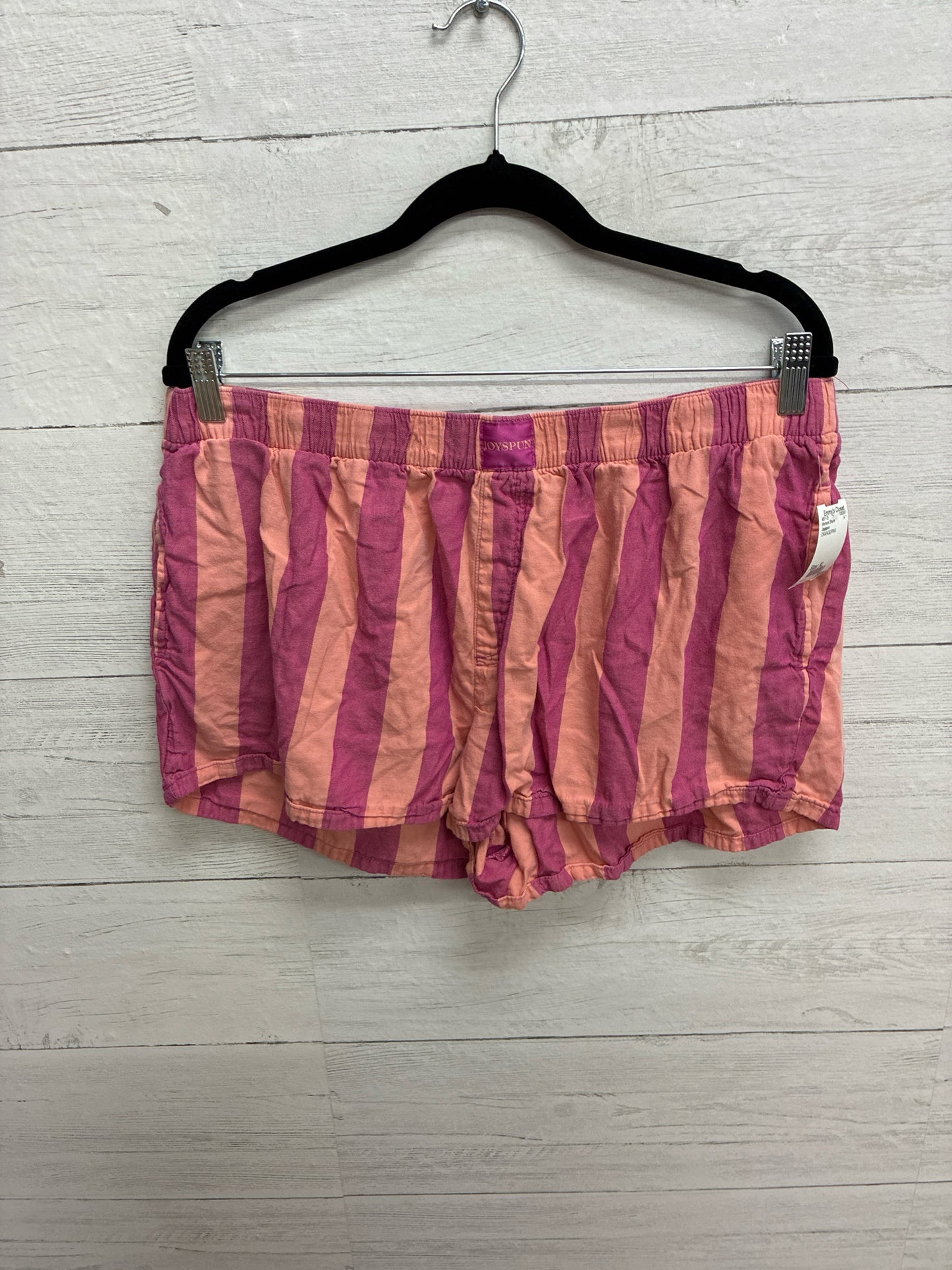 Size XL Joyspun ORANGE/PINK Womens Shorts