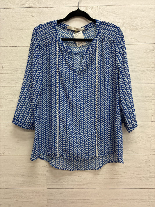 Size M Fun2Fun Blue Womens Shirt