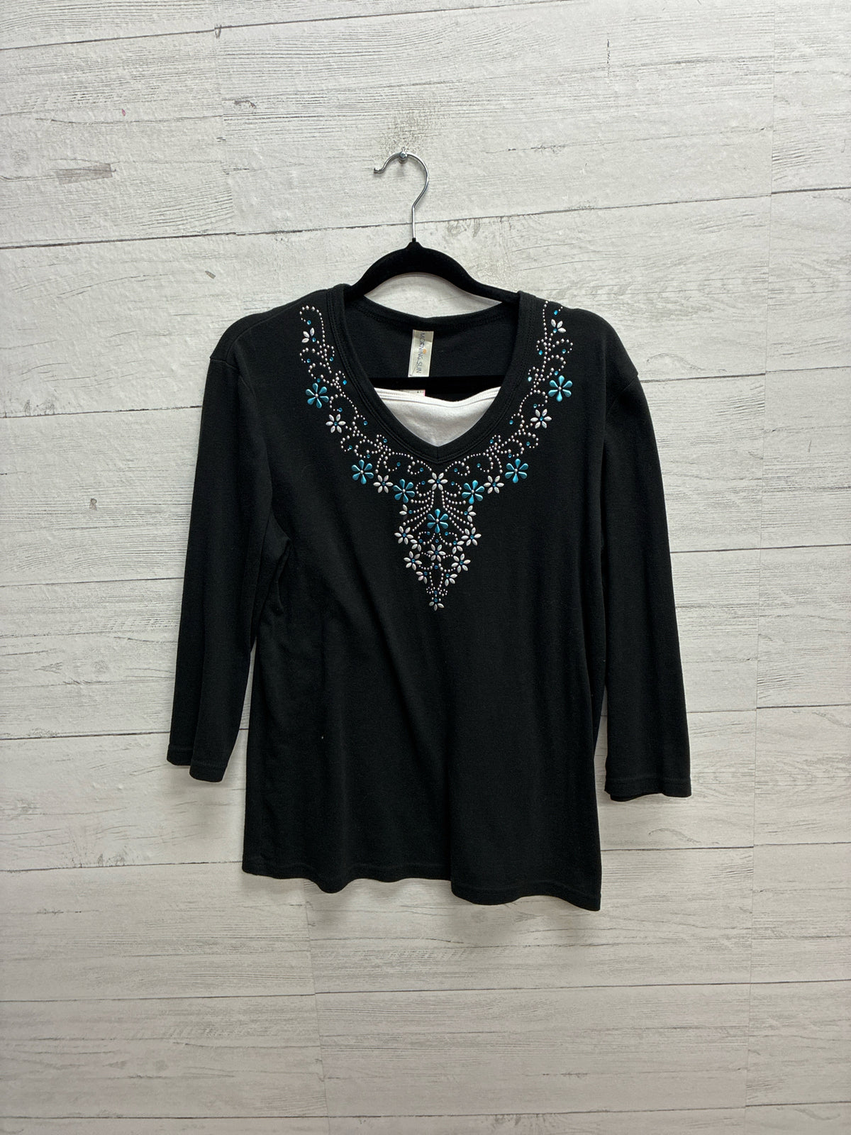 Size M Morning Sun Black Womens Shirt