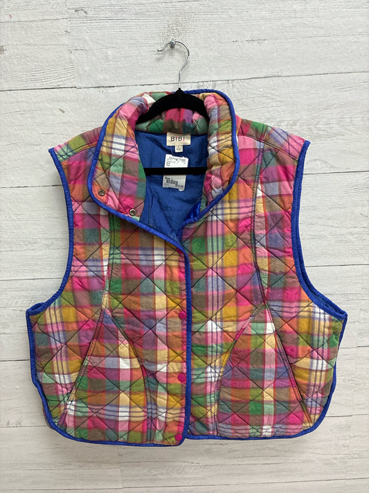 Size L Bi Bi Plaid Womens Vest