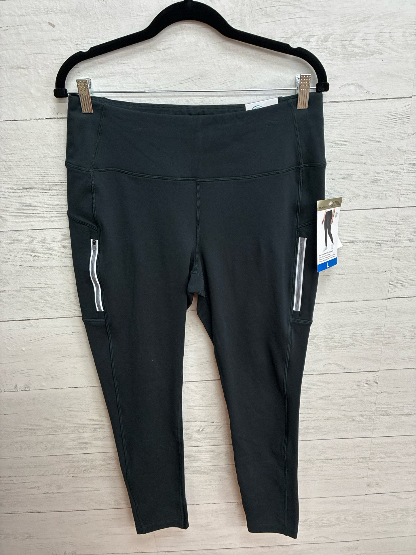 Size L Mondetta Black Womens Leggings