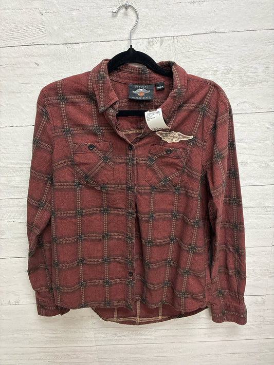 Size S Harley Davidson Red Mens Shirt