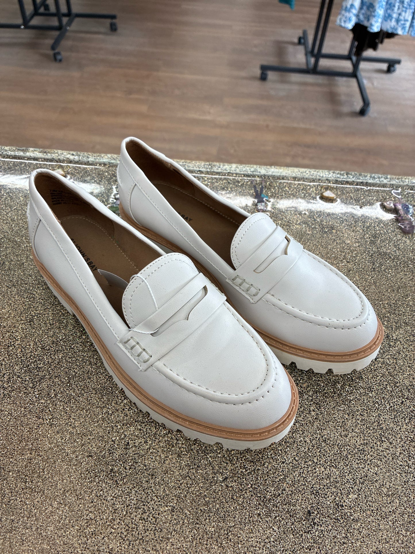 7.5 St johns bay White Womens Shoe