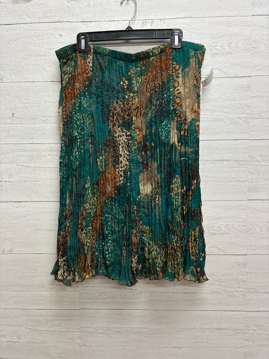 Size L Christopher & Banks Green Skirt