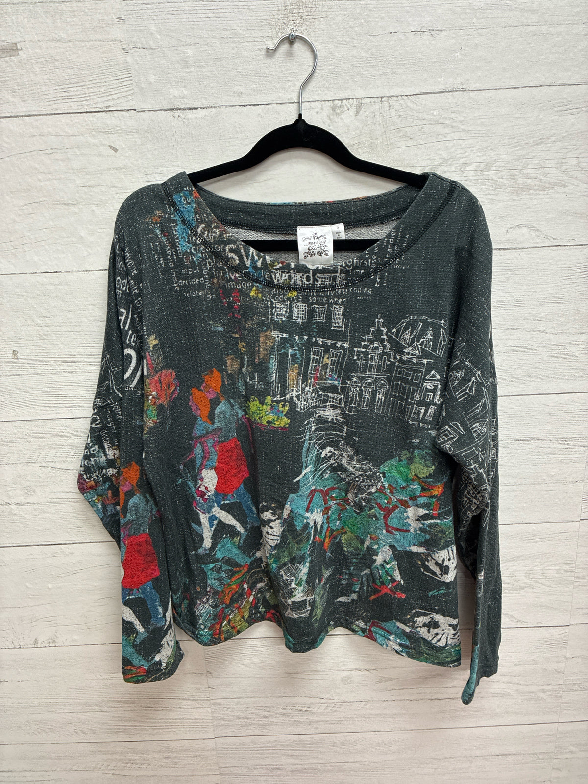 Size S Parsley & Sage Grey Womens Shirt