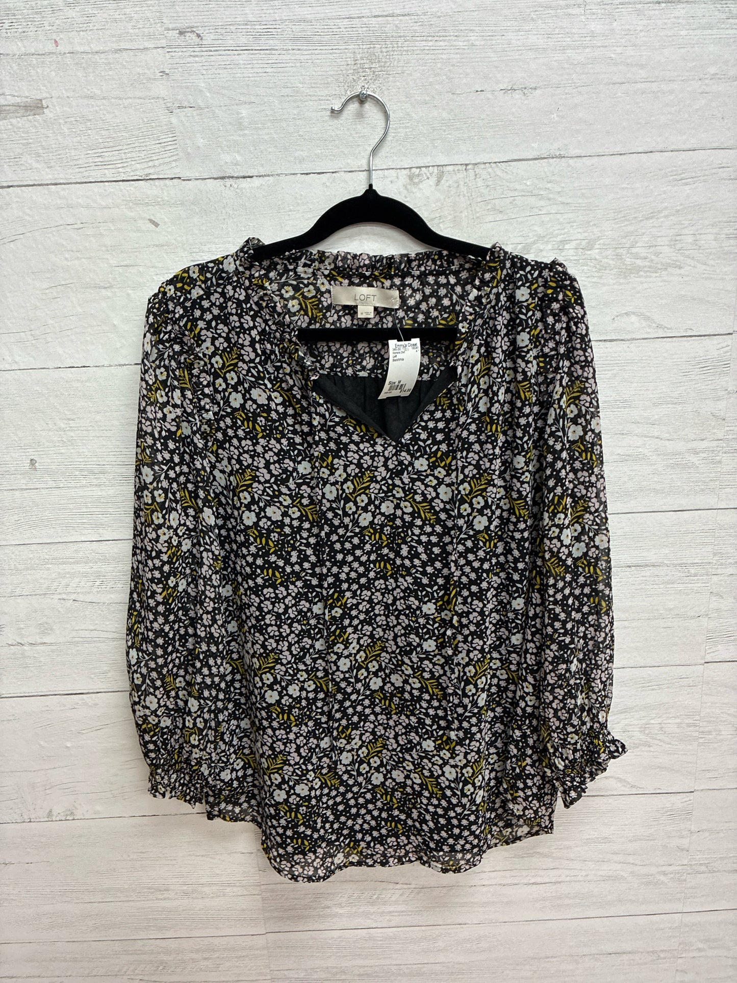 Size M Loft Black/White Womens Shirt