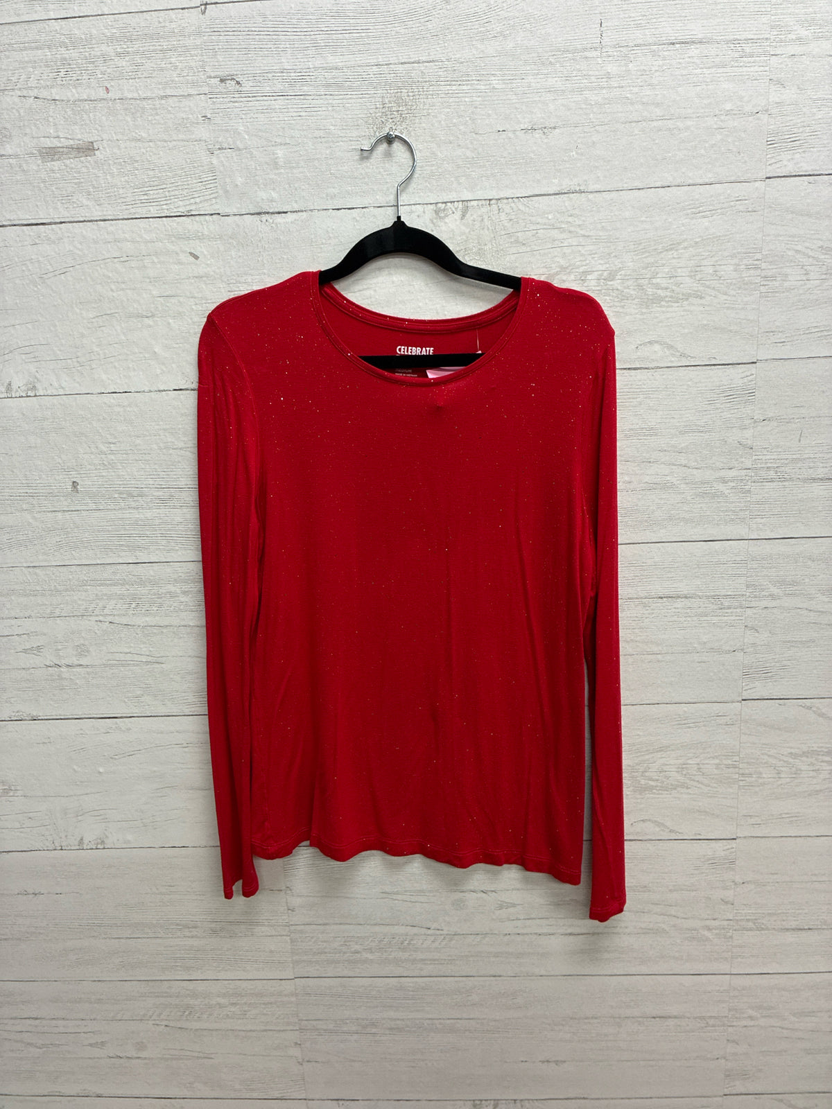Size M Celebrate Together Red Womens Shirt