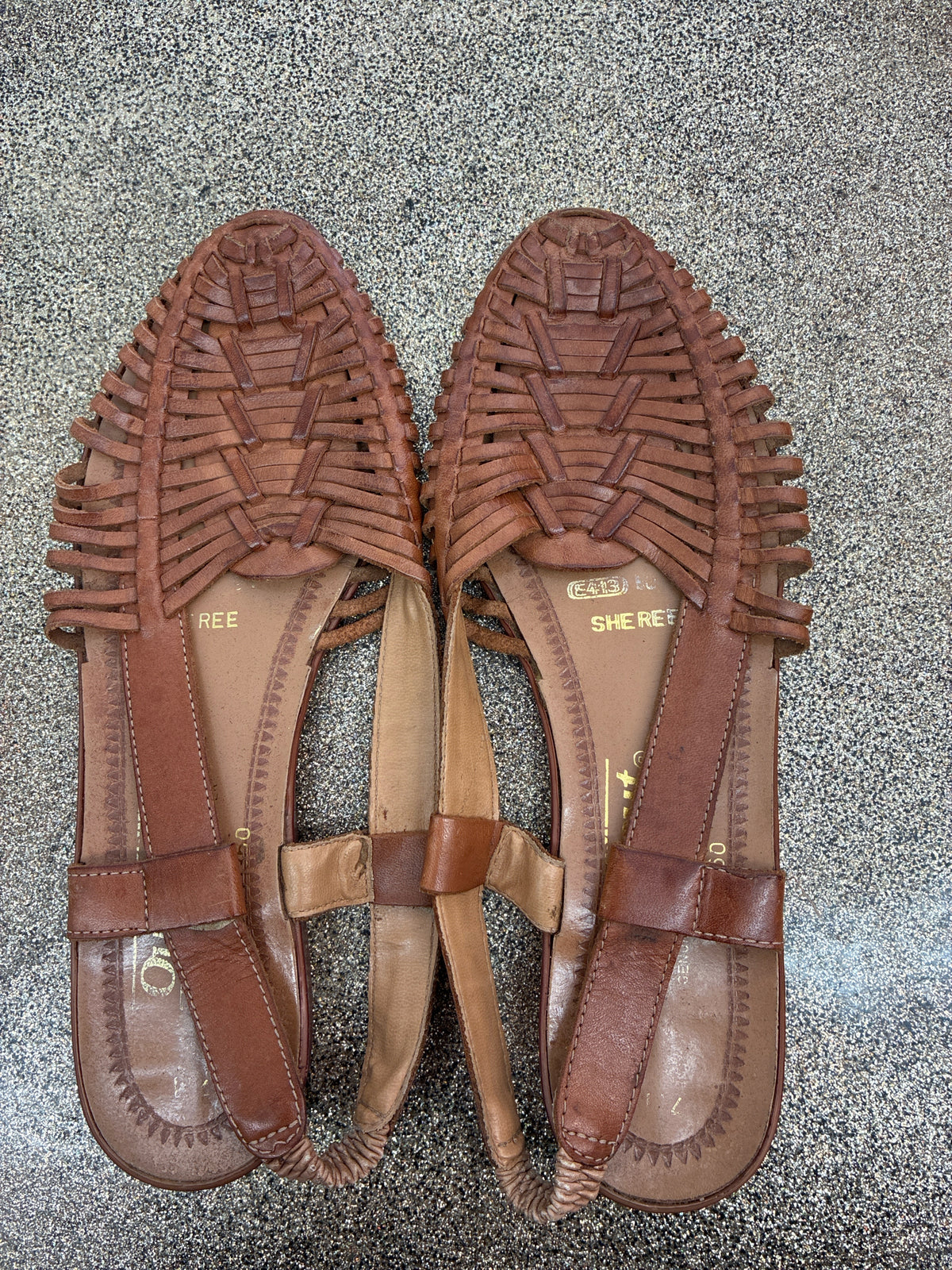 7 Out & About Brown Womens Sandal