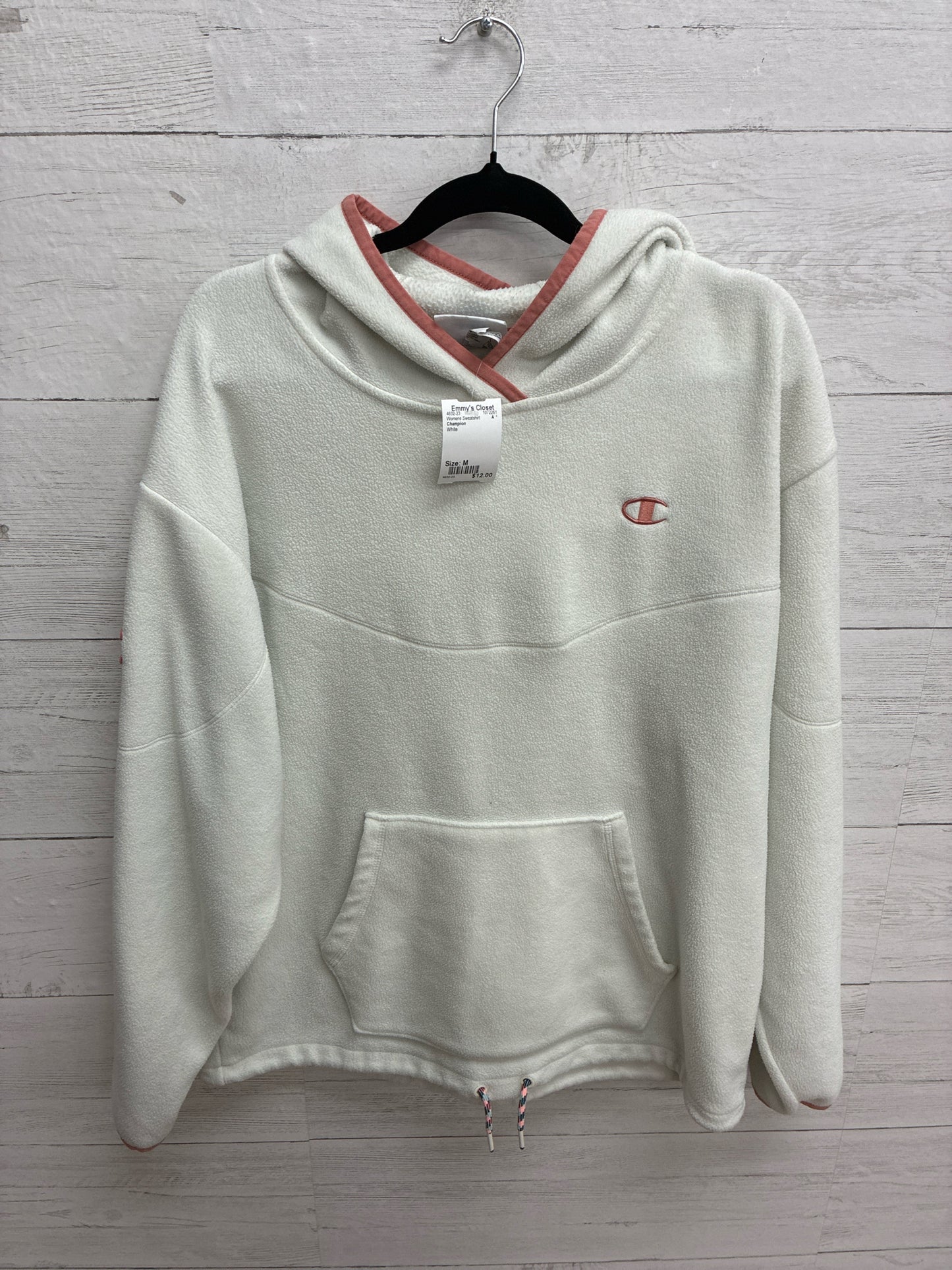 Size M Champion White Womens Sweatshirt
