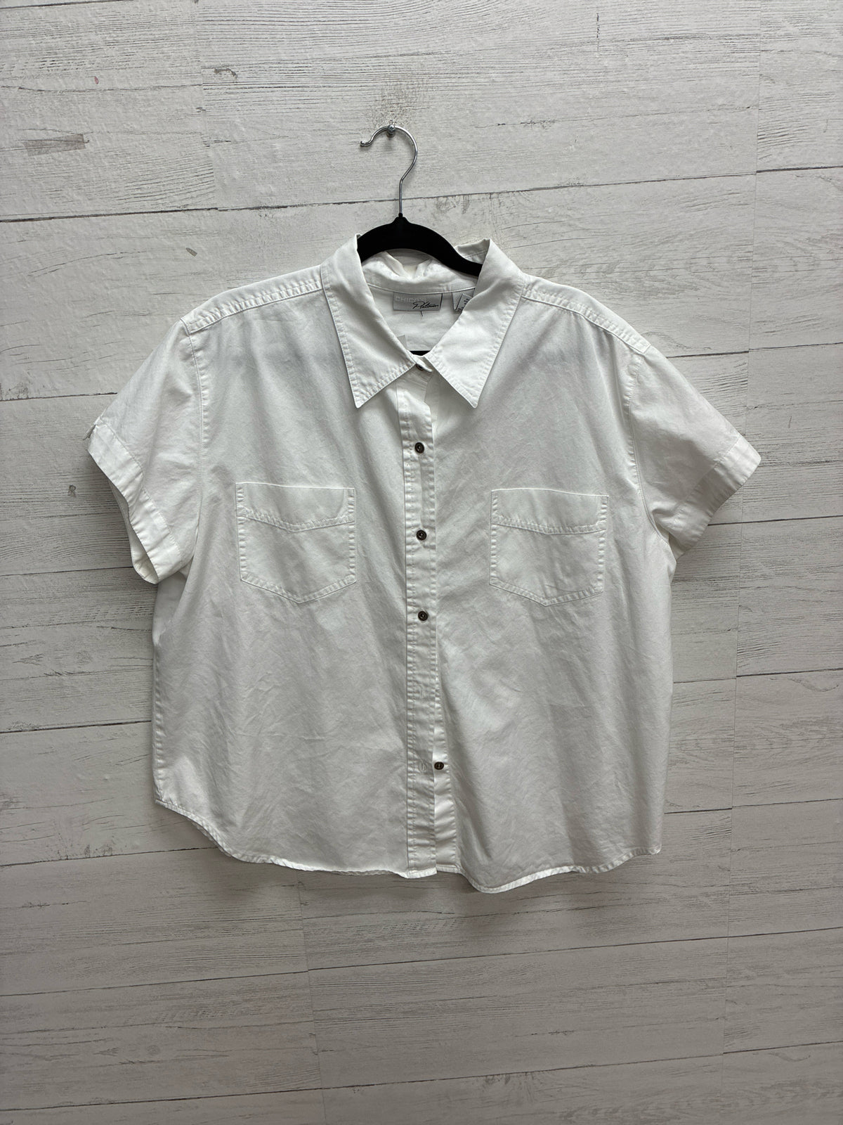 Size 3 Chico's White Womens Shirt