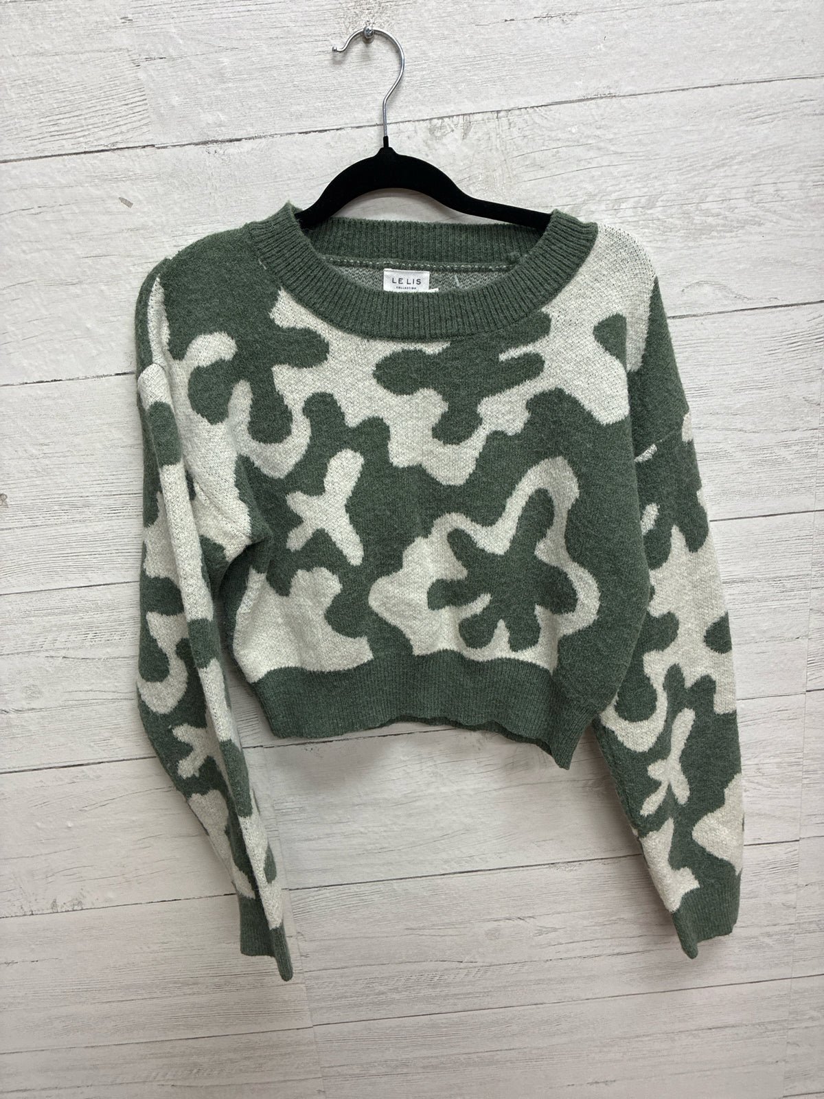 Size M Lelis Grey Womens Sweater