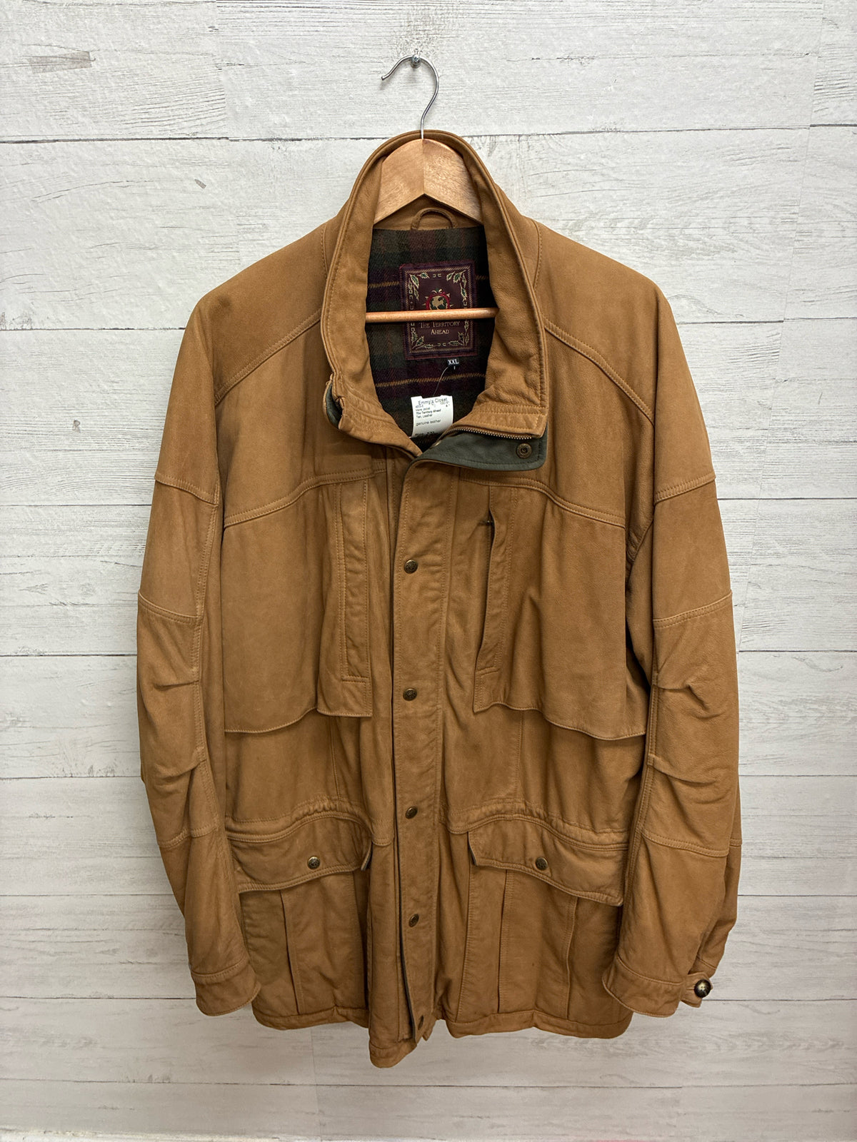 Size XXL The Territory Ahead Tan Mens Jacket