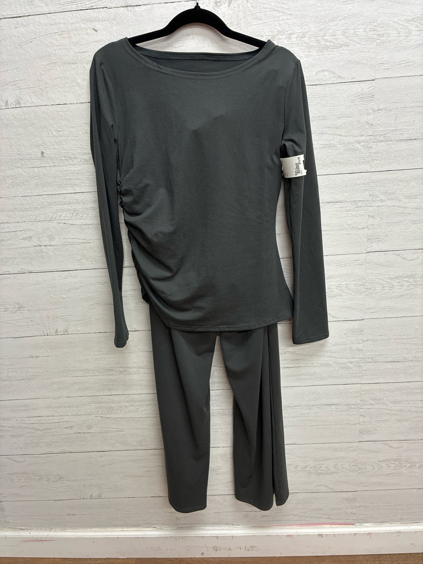 Size L Grey Womens 2-Pc