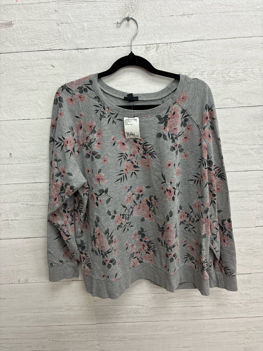 Size 1X Torrid Grey/Pink Womens Shirt