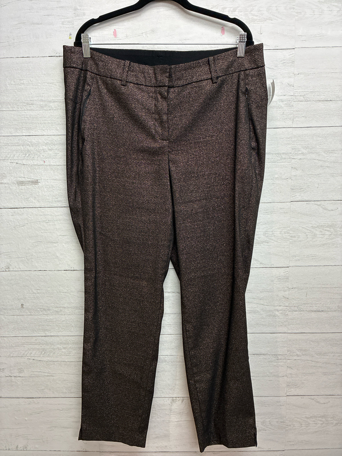 Size 18 Lane Bryant Black/Gold Womens Dresspants