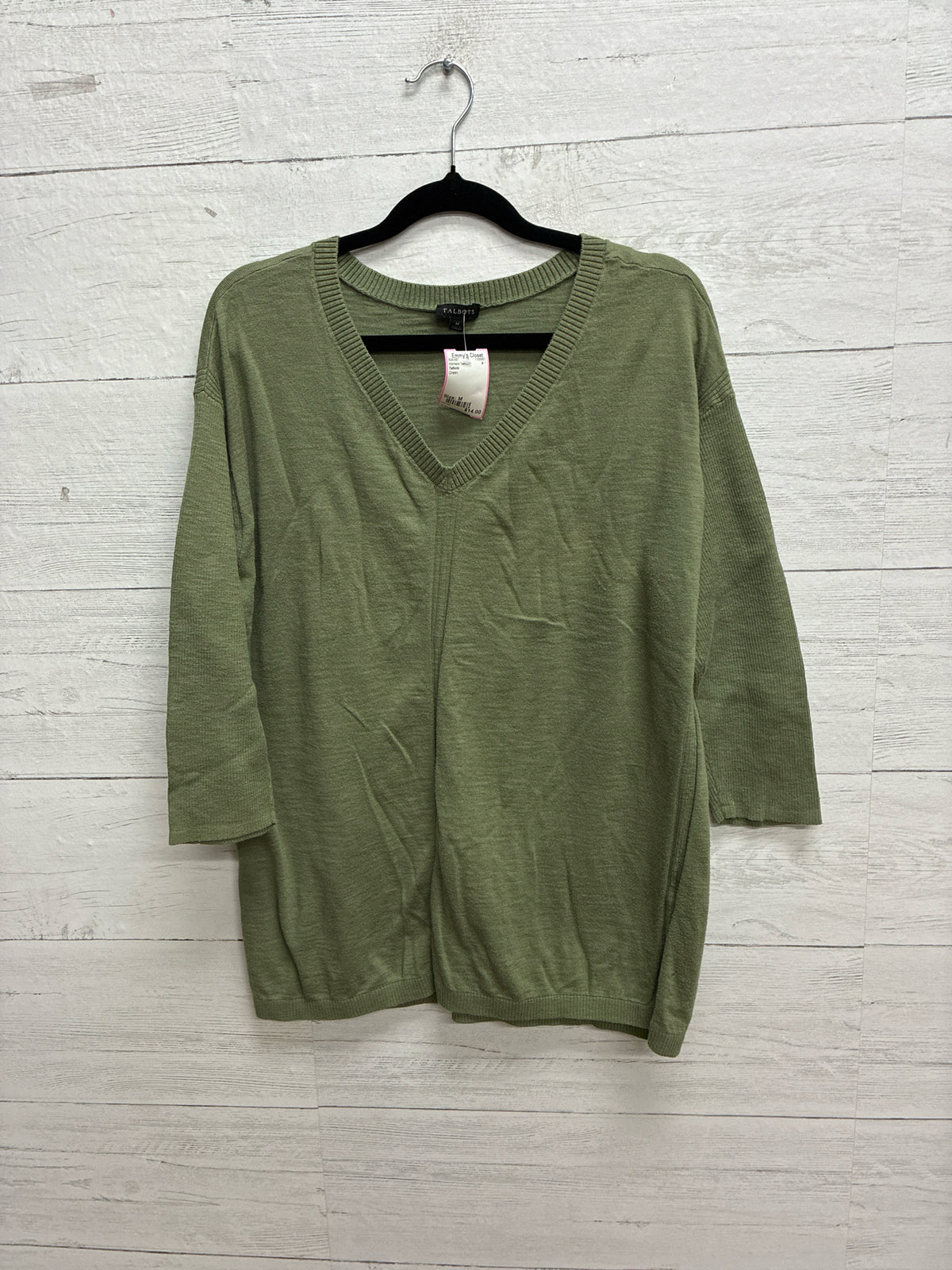 Size M Talbots Green Womens Sweater