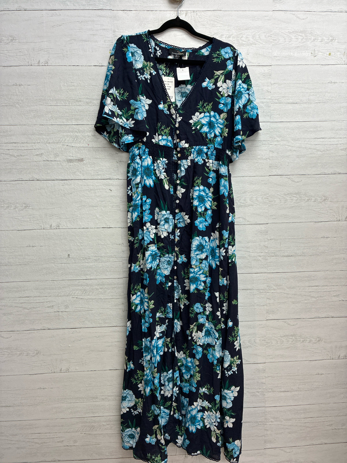 Size XL Suzanne Betro Blue Dress/Evening Wear