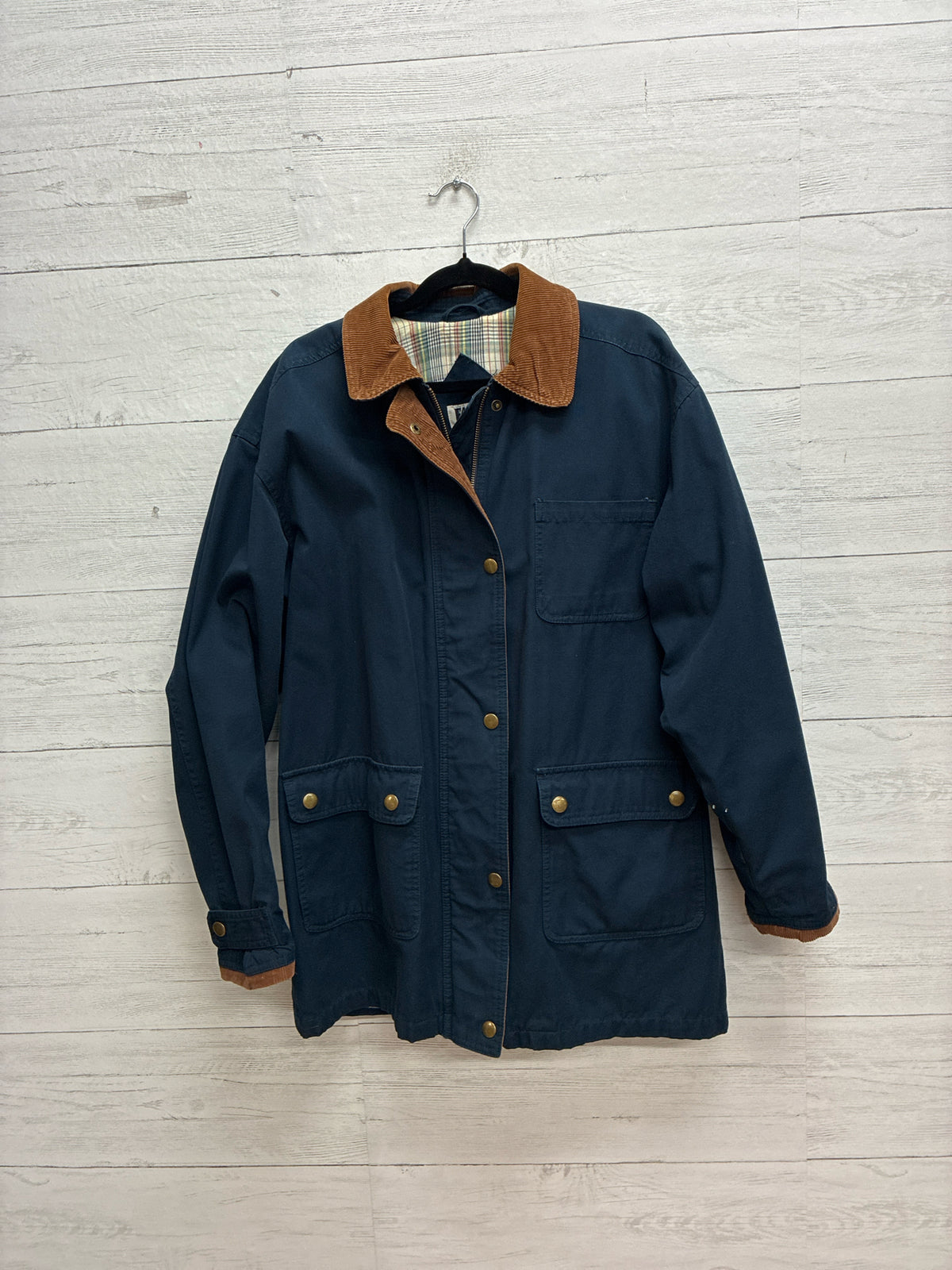 Size M Falls Creek Navy Womens Coat
