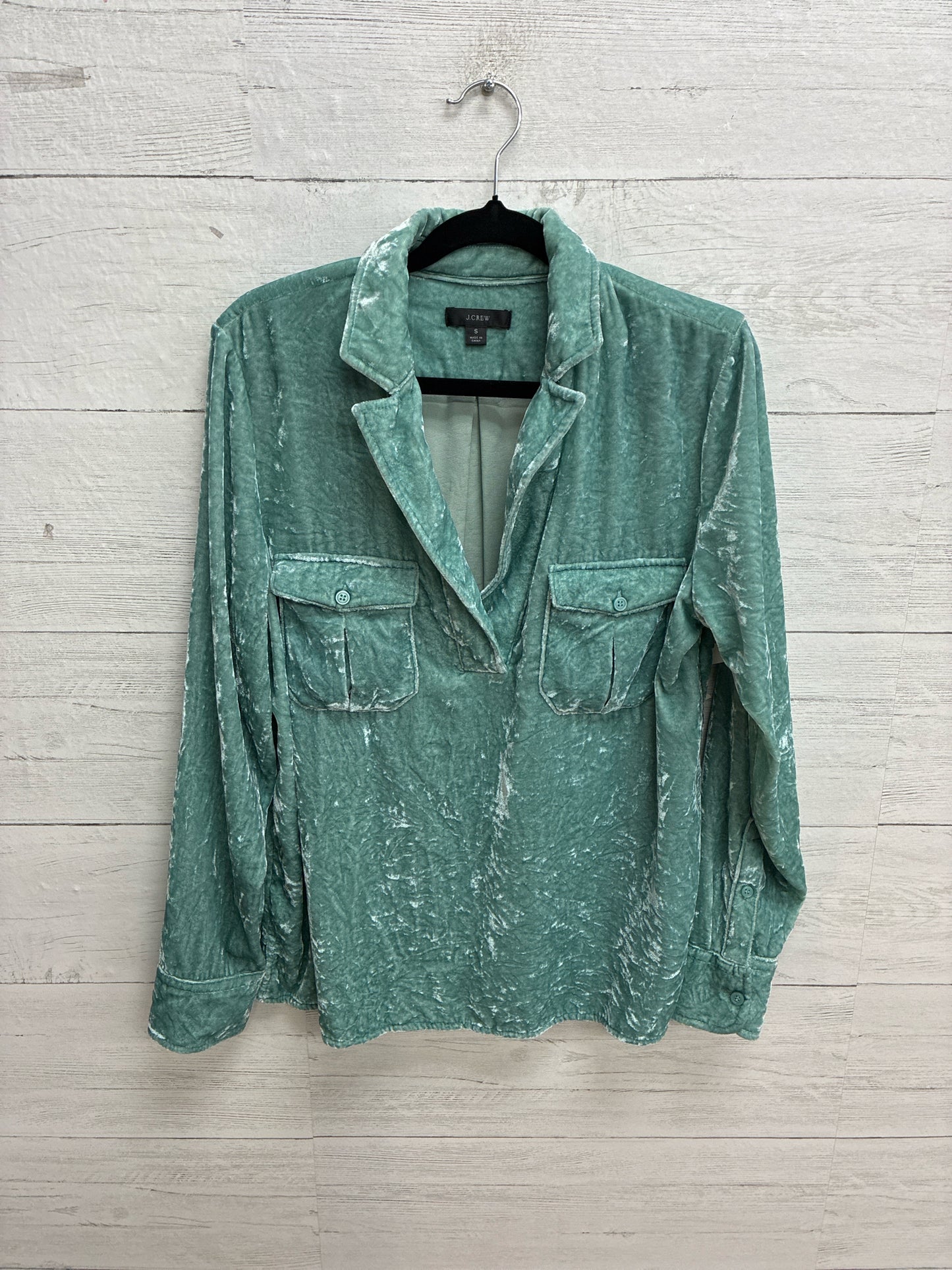 Size S J Crew Teal Womens Shirt