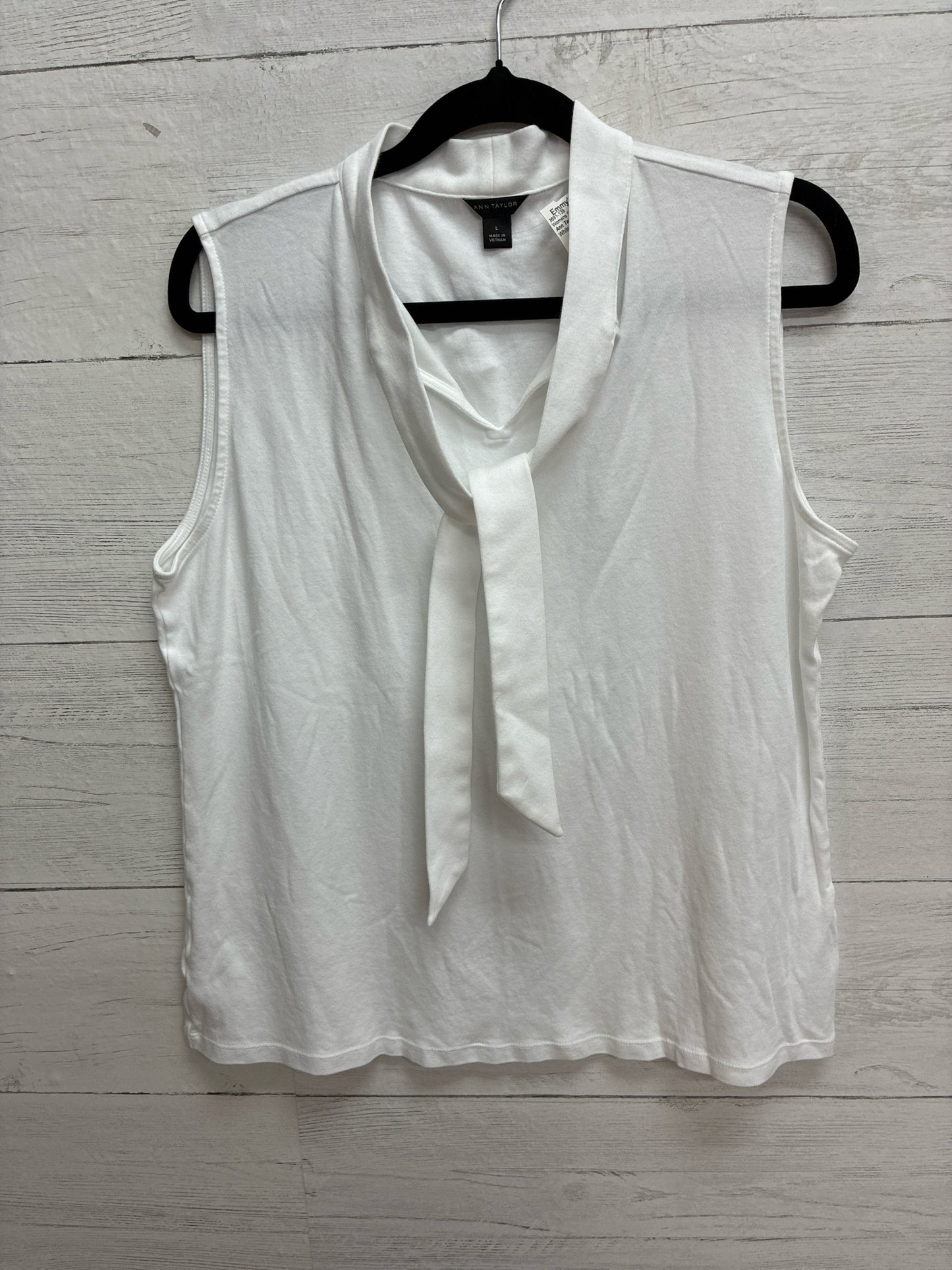 Size L Ann Taylor White Womens Shirt