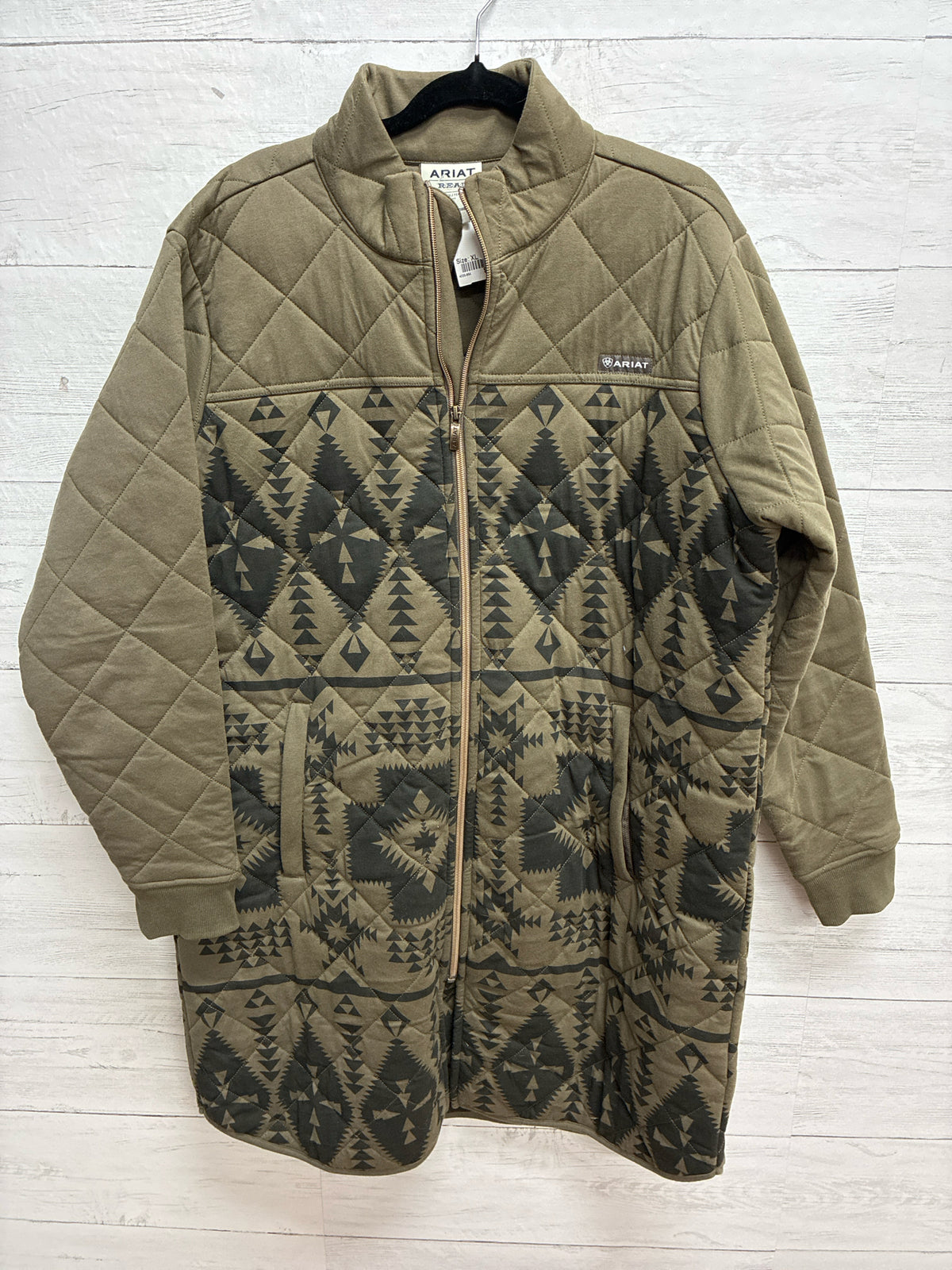 Size XL Ariat Olive Womens Shacket