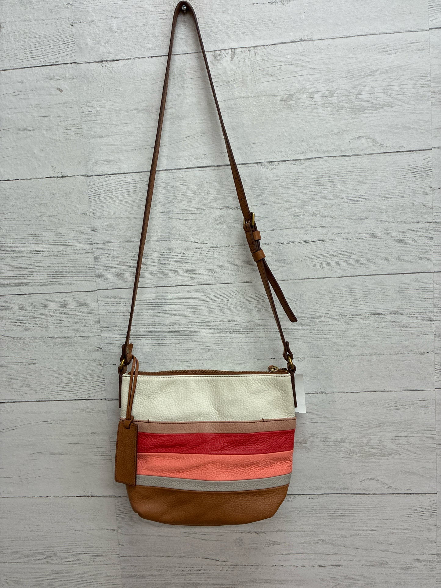 Fossil Taupe/creme Purse
