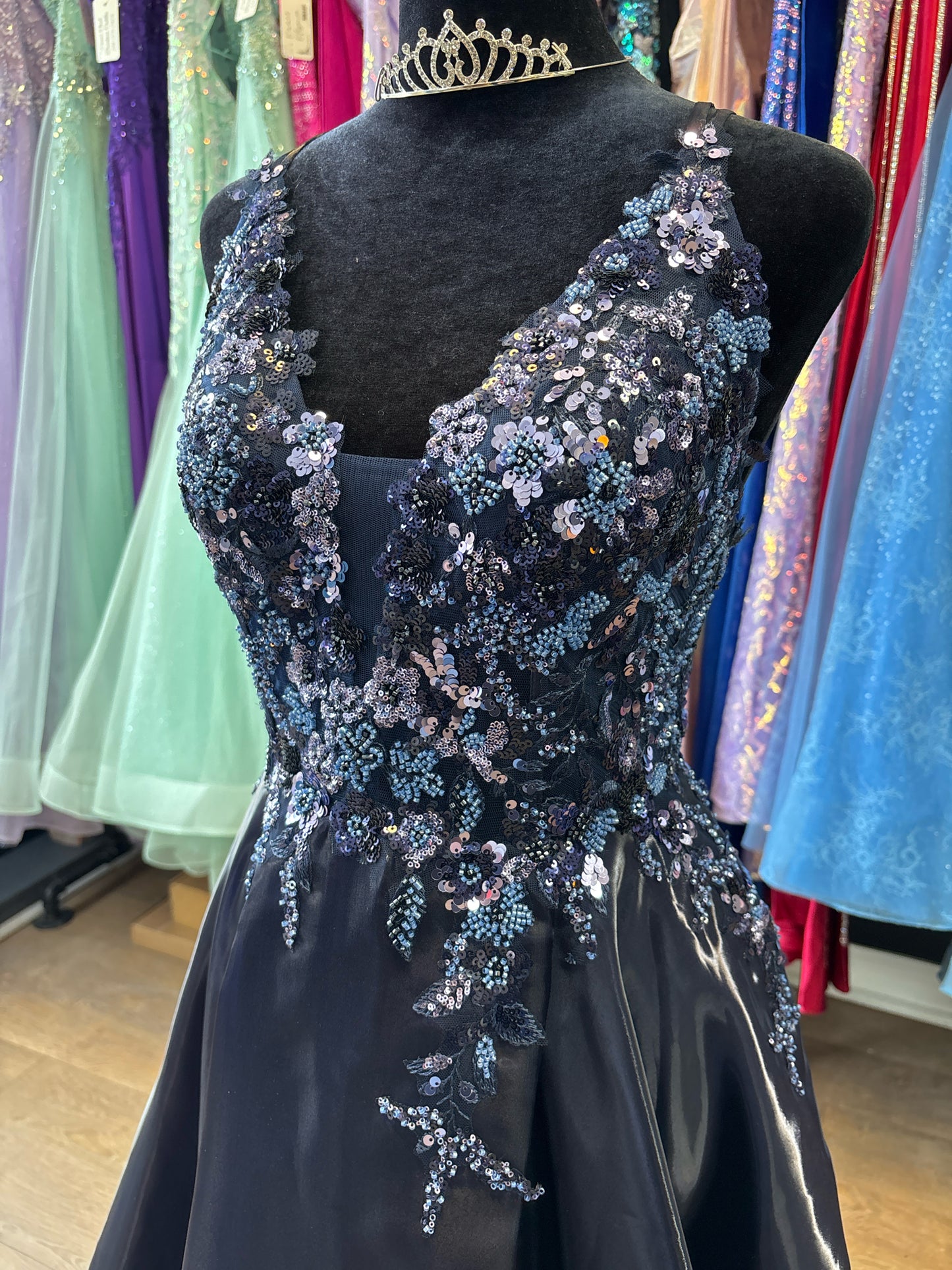 Size 10 Emmi's Elegance Navy GOWN