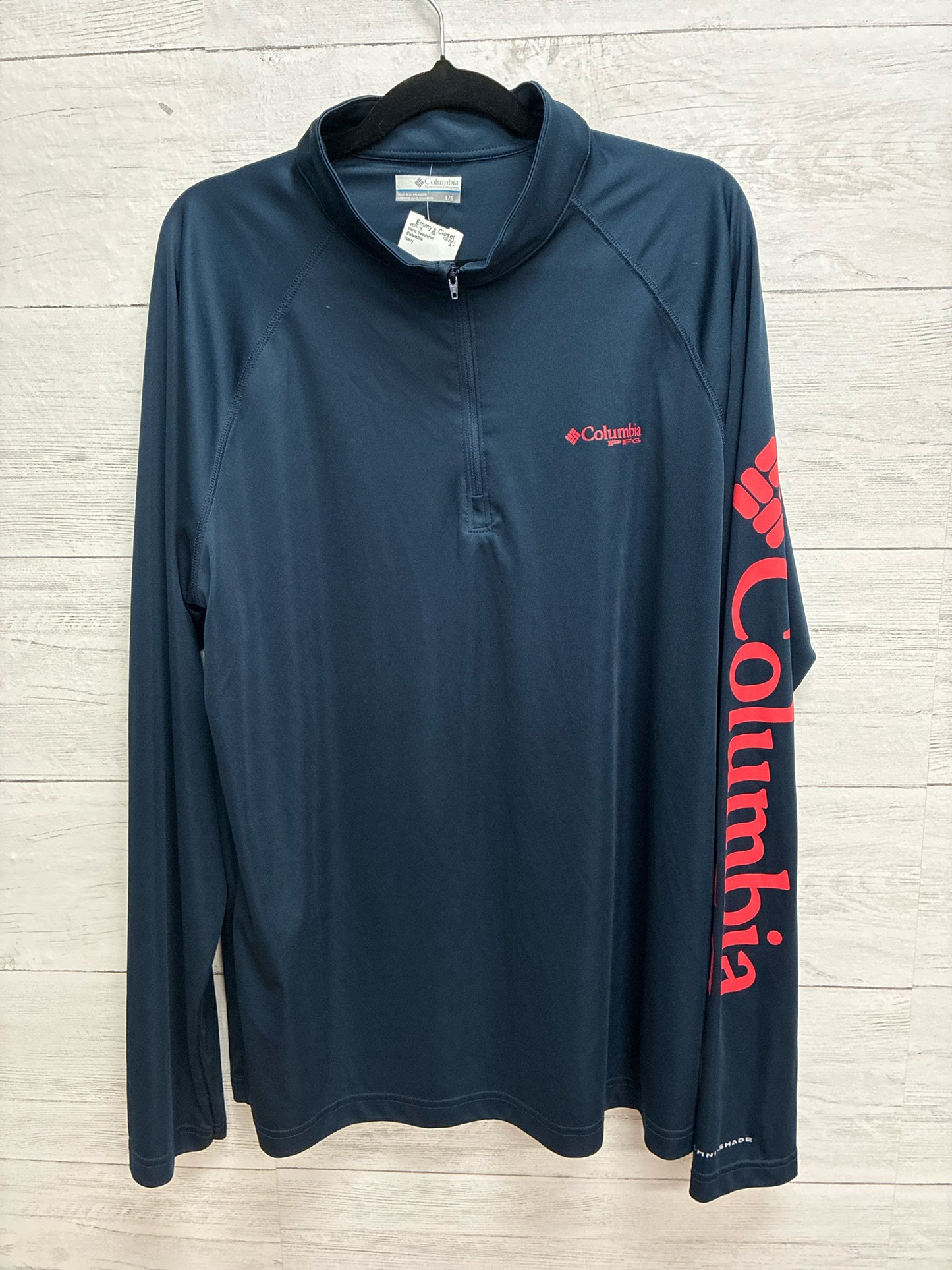 Size L Columbia Navy Mens Sweatshirt