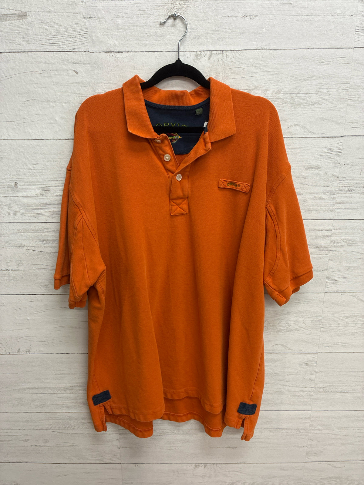 Size XXL Tall Orvis Orange Mens Shirt