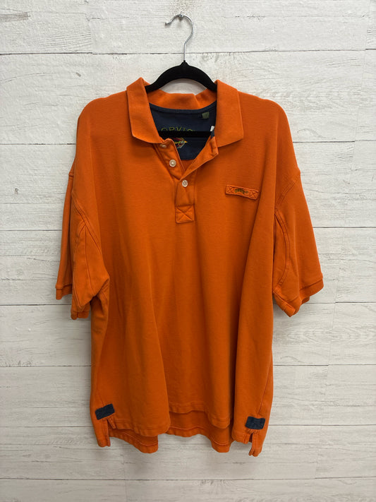 Size XXL Tall Orvis Orange Mens Shirt