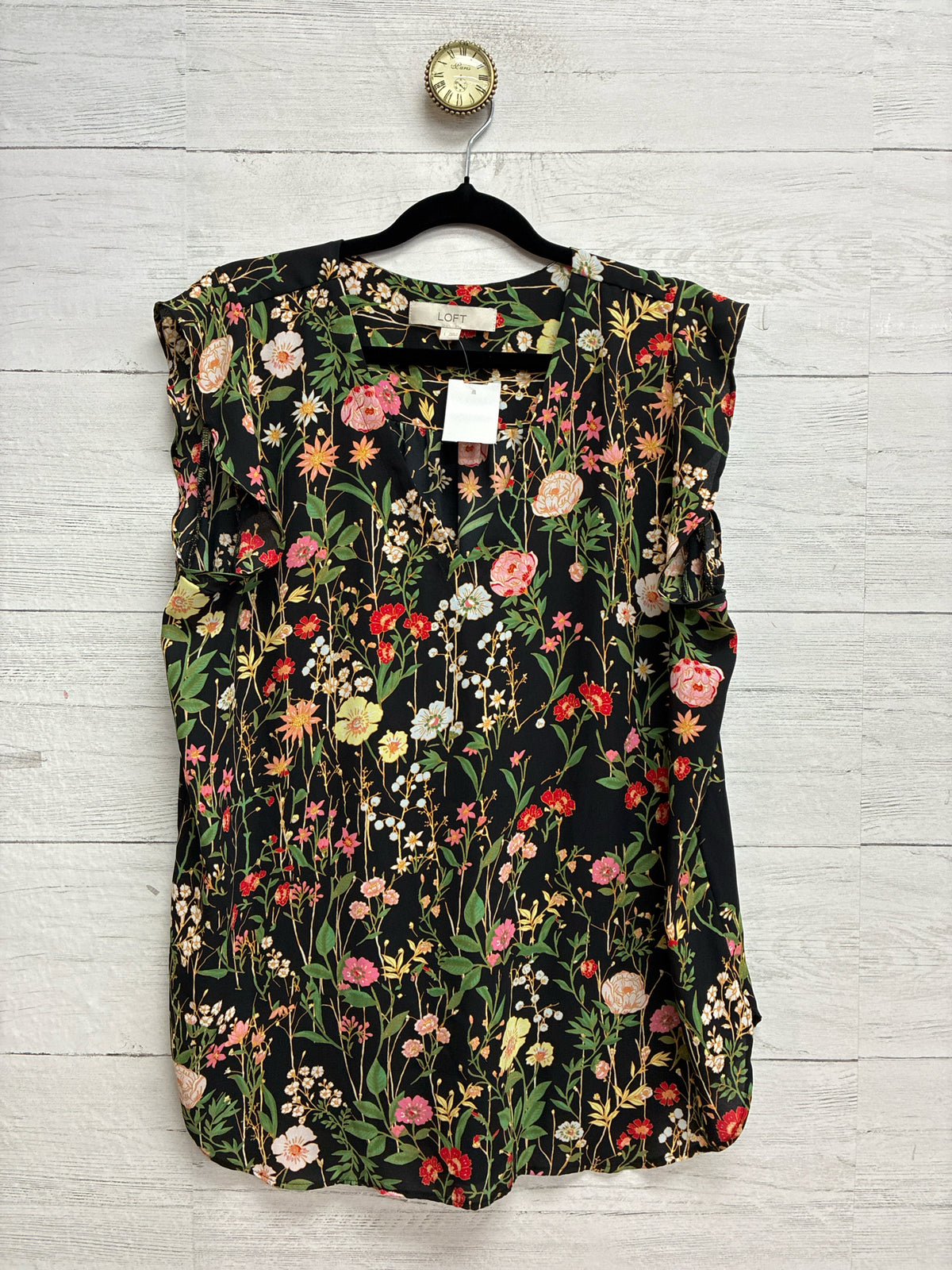 Size L Loft Black Womens Shirt