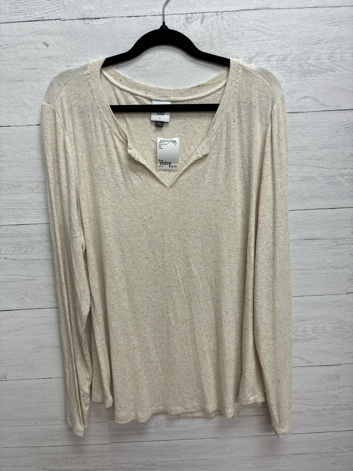 Size L Cabi Cream Womens Shirt