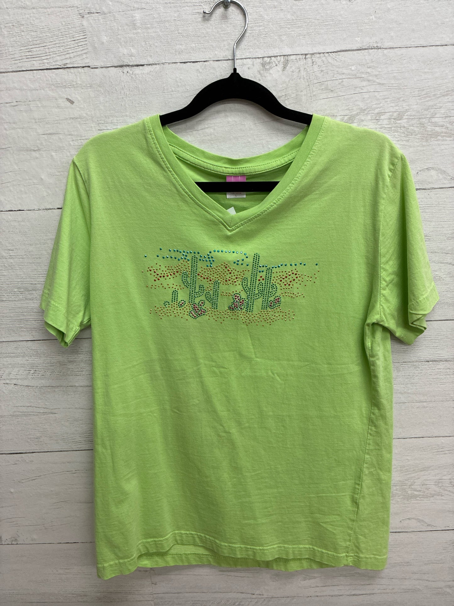 Size L CAT Green Womens Shirt