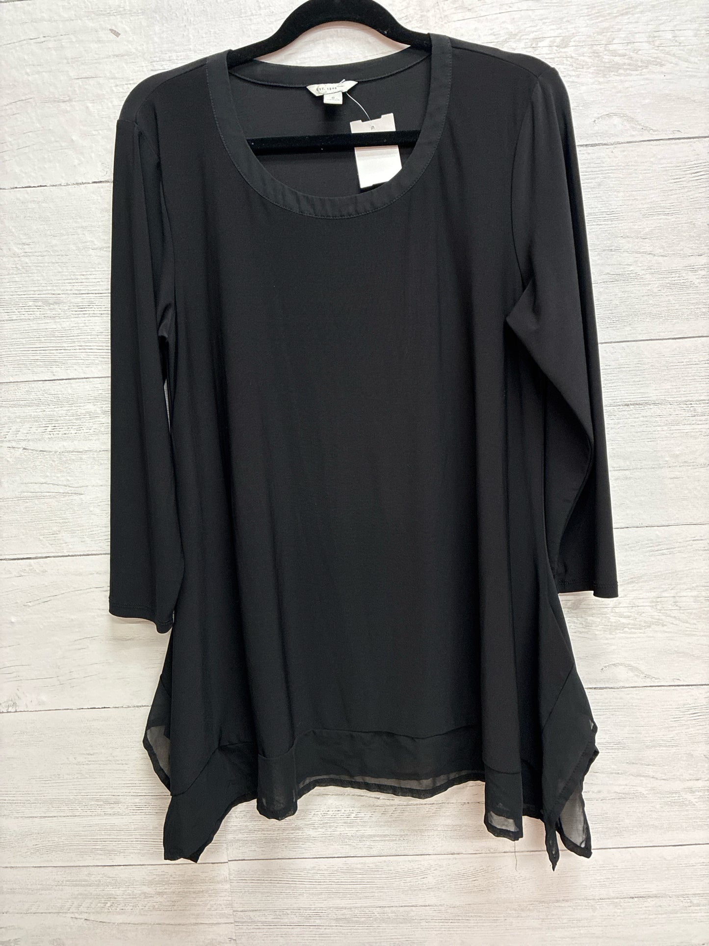 Size S Est 1946 Black Womens Shirt