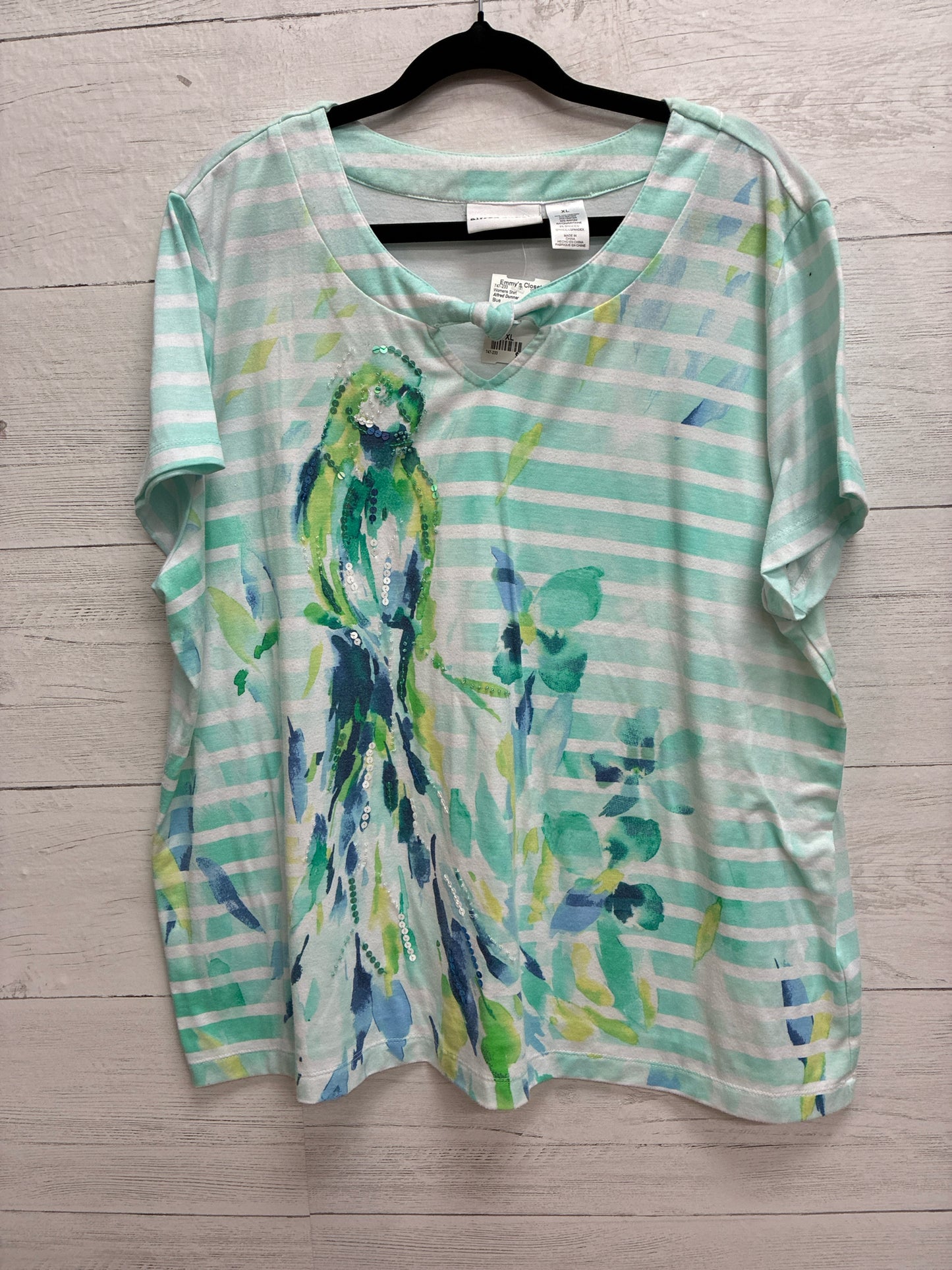 Size XL Alfred Dunner Blue Womens Shirt